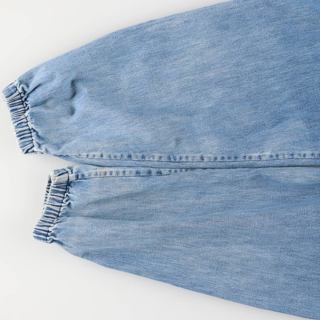 90'S Polo by Ralph Lauren denim swing top sports jacket, Made in USA, Men's XXL cotton blue type Vintage Second Hand