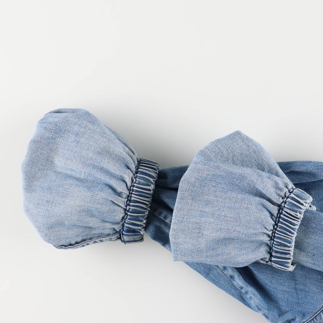 90'S Polo by Ralph Lauren denim swing top sports jacket, Made in USA, Men's XXL cotton blue type Vintage Second Hand