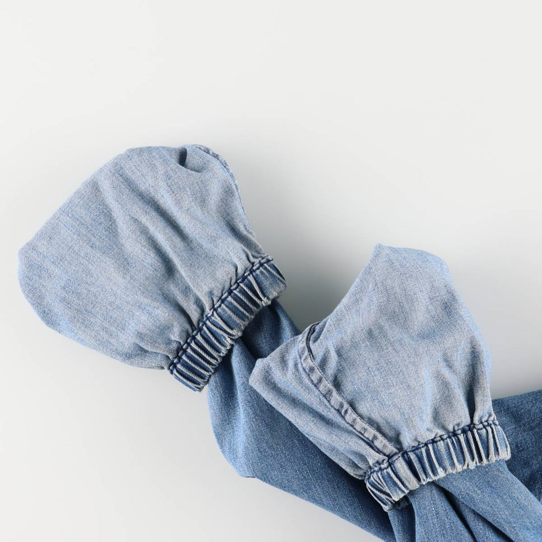 90'S Polo by Ralph Lauren denim swing top sports jacket, Made in USA, Men's XXL cotton blue type Vintage Second Hand