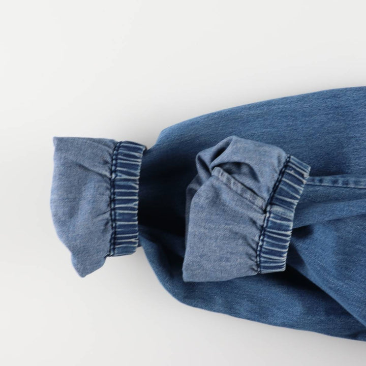 90'S Polo by Ralph Lauren denim swing top sports jacket, Made in USA, Men's XXL cotton blue type Vintage Second Hand