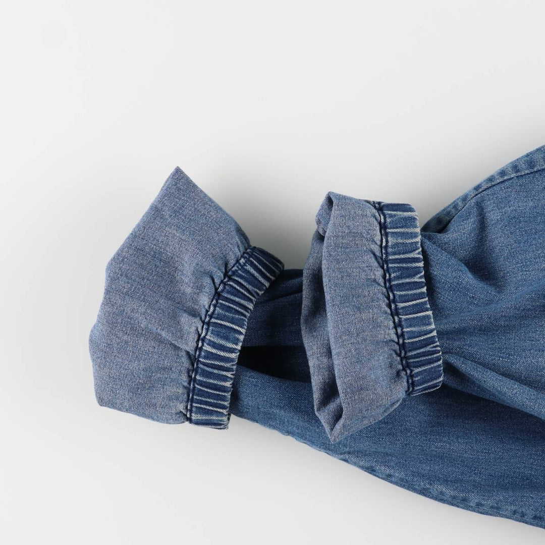 90'S Polo by Ralph Lauren denim swing top sports jacket, Made in USA, Men's XXL cotton blue type Vintage Second Hand