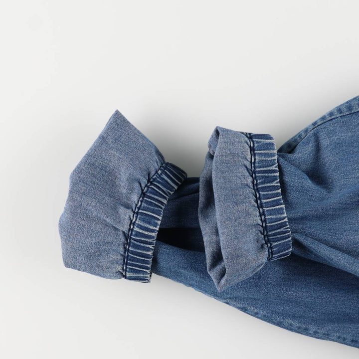 90'S Polo by Ralph Lauren denim swing top sports jacket, Made in USA, Men's XXL cotton blue type Vintage Second Hand