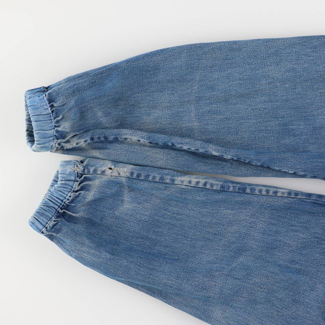 90'S Polo by Ralph Lauren denim swing top sports jacket, Made in USA, Men's XXL cotton blue type Vintage Second Hand