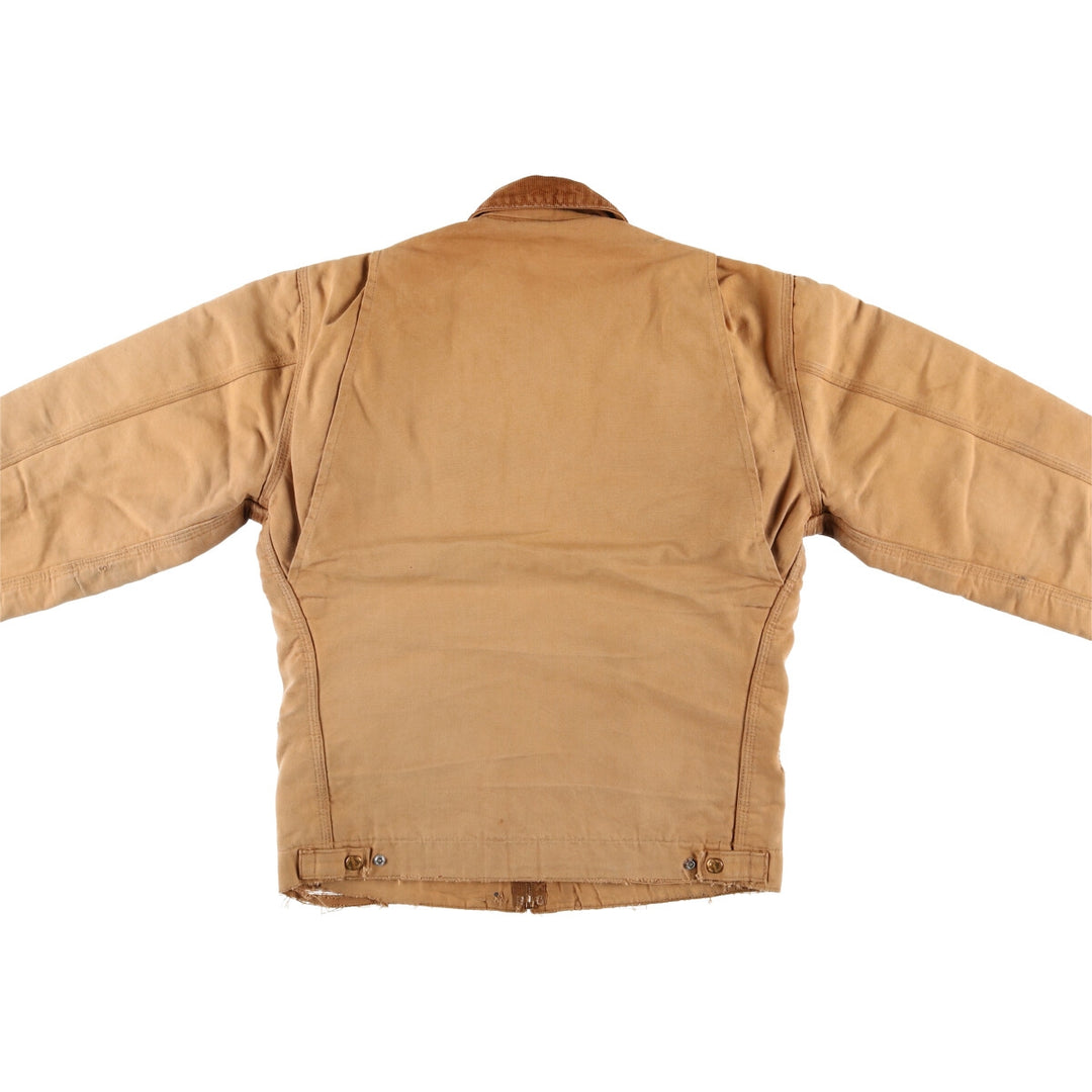 Vintage 1980'S Carhartt 100th Anniversary Detroit Jacket/Duck Coverall, Men's Size Medium unclear ocher yellow type Vintage Second Hand