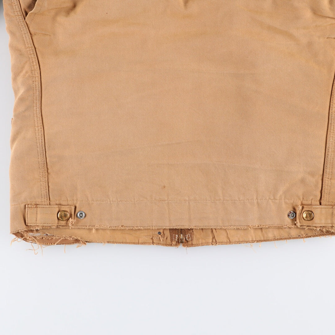 Vintage 1980'S Carhartt 100th Anniversary Detroit Jacket/Duck Coverall, Men's Size Medium unclear ocher yellow type Vintage Second Hand