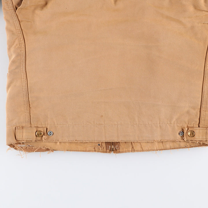 Vintage 1980'S Carhartt 100th Anniversary Detroit Jacket/Duck Coverall, Men's Size Medium unclear ocher yellow type Vintage Second Hand