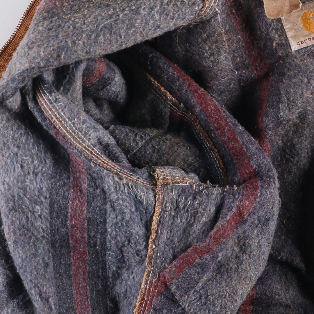 Vintage 1980'S Carhartt 100th Anniversary Detroit Jacket/Duck Coverall, Men's Size Medium unclear ocher yellow type Vintage Second Hand