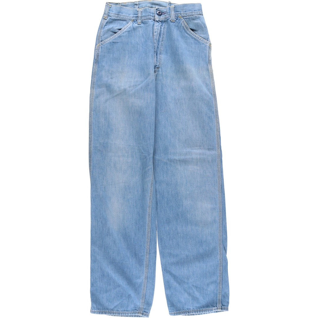 Vintage 1980'S Lee tapered denim pants, men's size W29. unclear blue type Vintage Second Hand