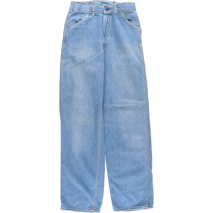 Vintage 1980'S Lee tapered denim pants, men's size W29. unclear blue type Vintage Second Hand