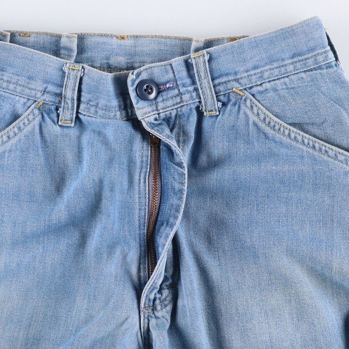 Vintage 1980'S Lee tapered denim pants, men's size W29. unclear blue type Vintage Second Hand