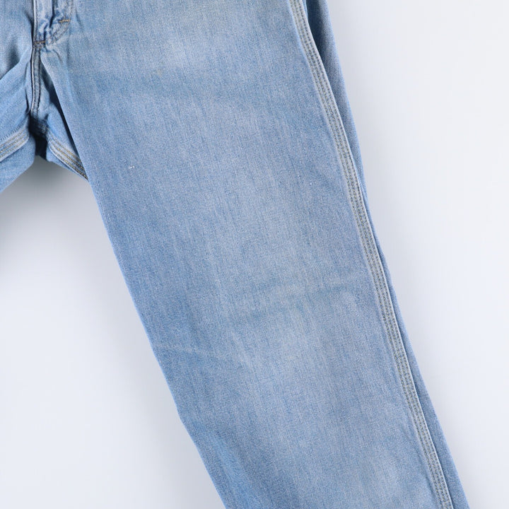 Vintage 1980'S Lee tapered denim pants, men's size W29. unclear blue type Vintage Second Hand