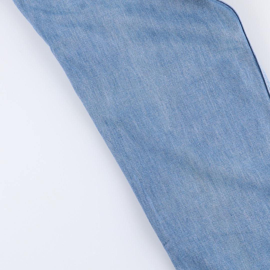 Vintage 1980'S Lee tapered denim pants, men's size W29. unclear blue type Vintage Second Hand