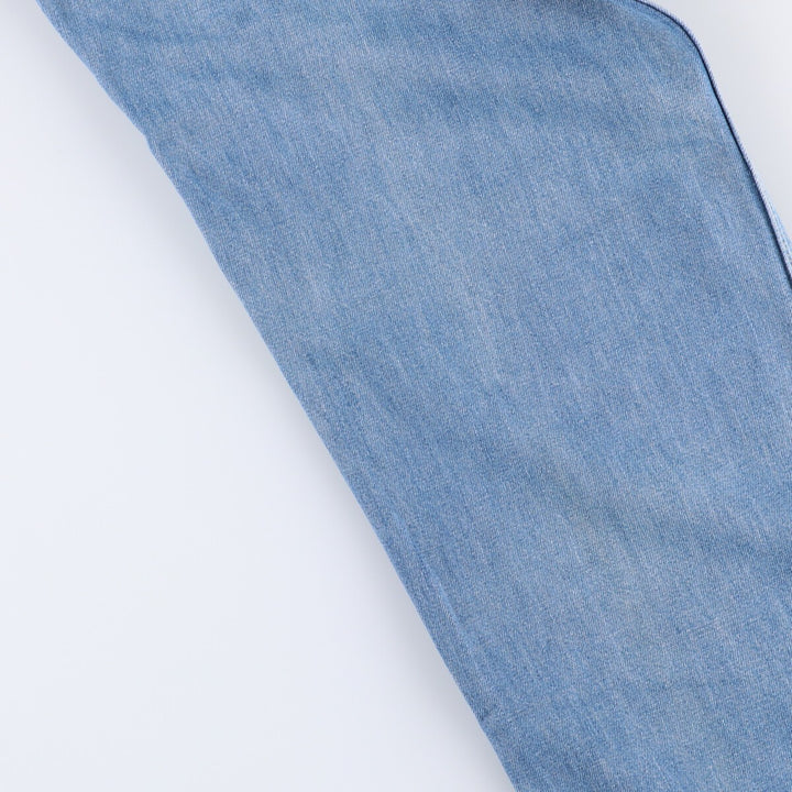 Vintage 1980'S Lee tapered denim pants, men's size W29. unclear blue type Vintage Second Hand