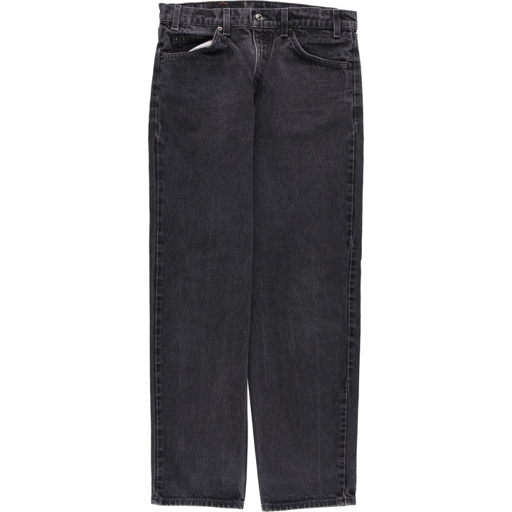 90'S Levi's 550 Relaxed Fit Tapered Black Denim Pants, Made in the USA, Men's Size 33, Vintage cotton black type Vintage Second Hand