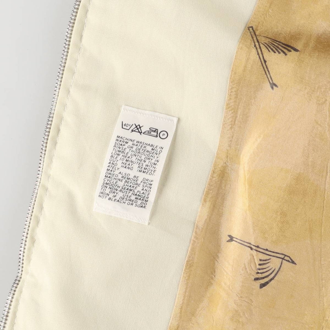 Vintage 70s-80'S Catalina La Paz Derby Jacket with Cup Shoulder Strap, Men's XL unclear Beige type Vintage Second Hand