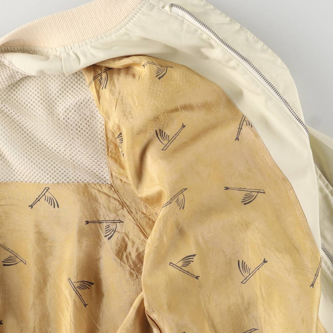 Vintage 70s-80'S Catalina La Paz Derby Jacket with Cup Shoulder Strap, Men's XL unclear Beige type Vintage Second Hand