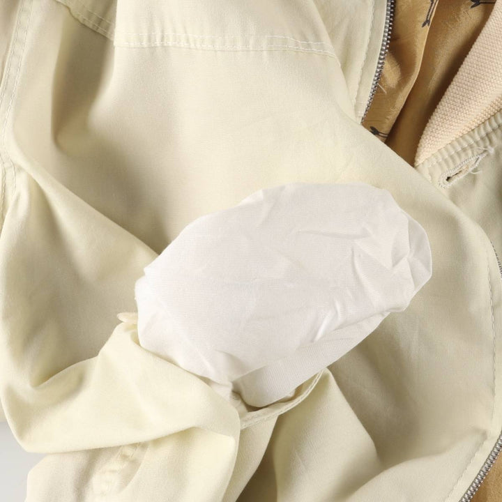 Vintage 70s-80'S Catalina La Paz Derby Jacket with Cup Shoulder Strap, Men's XL unclear Beige type Vintage Second Hand