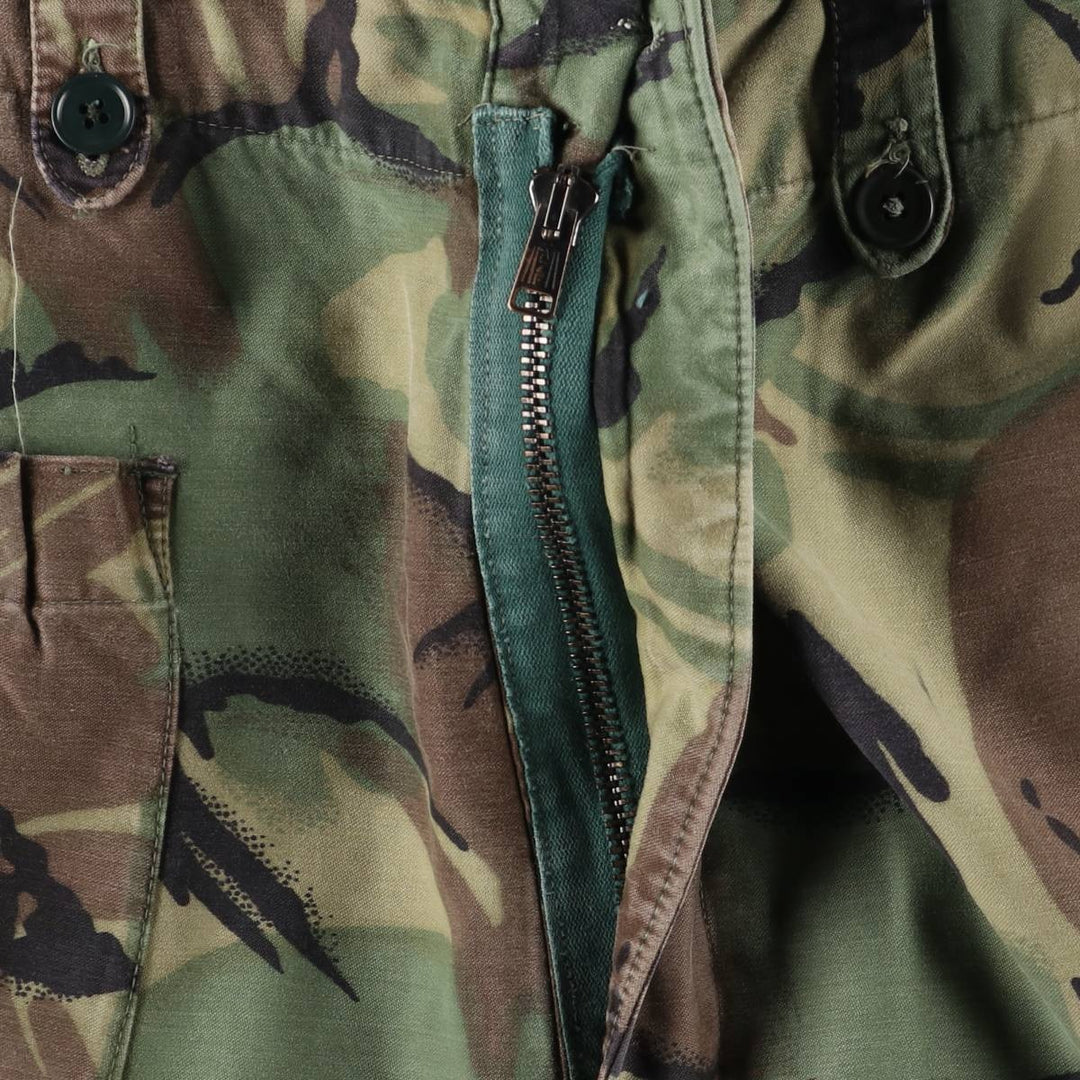 1960'S British Army M1960 Camouflage Pattern DPM Camo Military Cargo Pants, Combat Pants, 8595 unclear Khaki type Vintage Second Hand