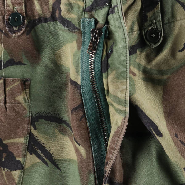 1960'S British Army M1960 Camouflage Pattern DPM Camo Military Cargo Pants, Combat Pants, 8595 unclear Khaki type Vintage Second Hand
