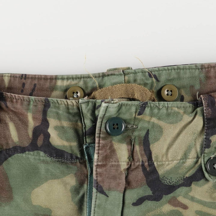 1960'S British Army M1960 Camouflage Pattern DPM Camo Military Cargo Pants, Combat Pants, 8595 unclear Khaki type Vintage Second Hand