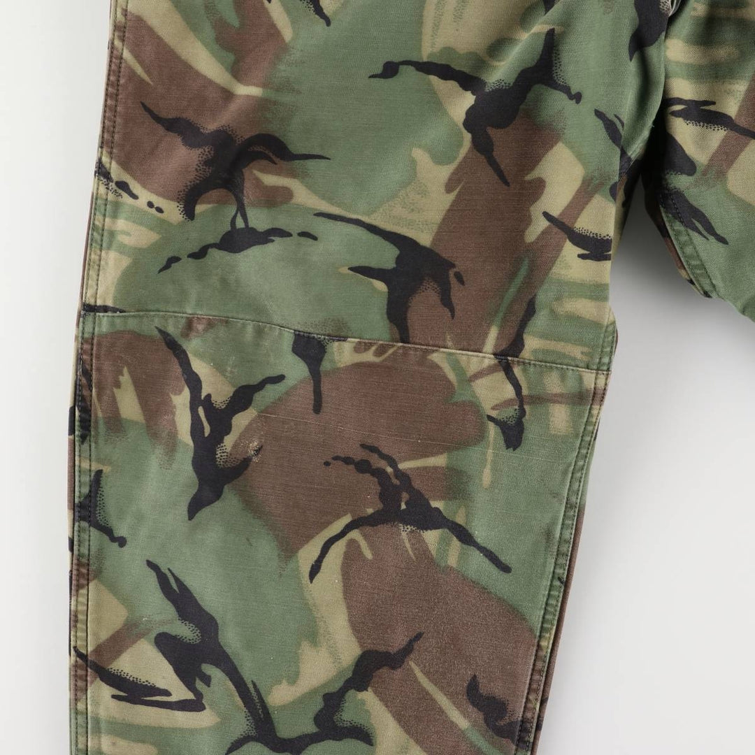 1960'S British Army M1960 Camouflage Pattern DPM Camo Military Cargo Pants, Combat Pants, 8595 unclear Khaki type Vintage Second Hand