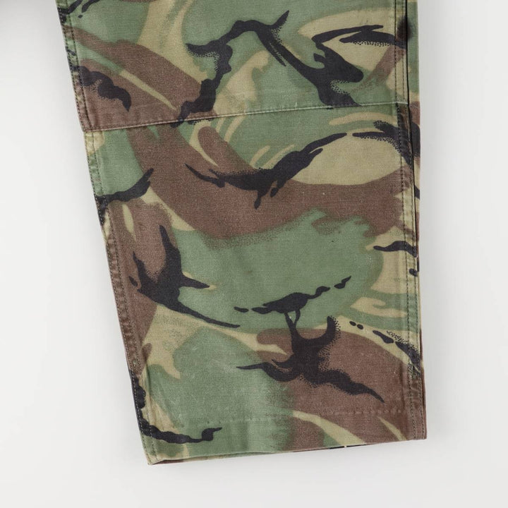 1960'S British Army M1960 Camouflage Pattern DPM Camo Military Cargo Pants, Combat Pants, 8595 unclear Khaki type Vintage Second Hand