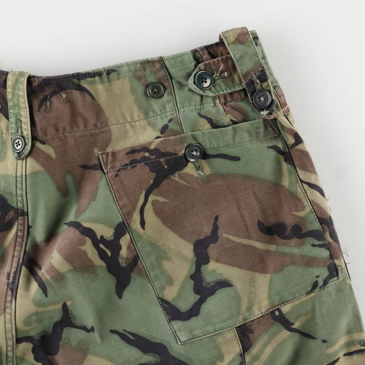 1960'S British Army M1960 Camouflage Pattern DPM Camo Military Cargo Pants, Combat Pants, 8595 unclear Khaki type Vintage Second Hand