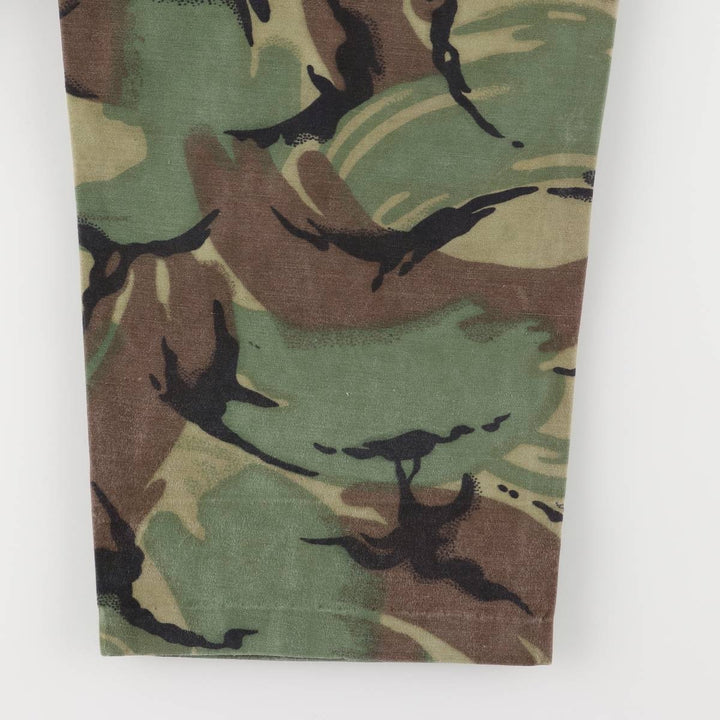 1960'S British Army M1960 Camouflage Pattern DPM Camo Military Cargo Pants, Combat Pants, 8595 unclear Khaki type Vintage Second Hand