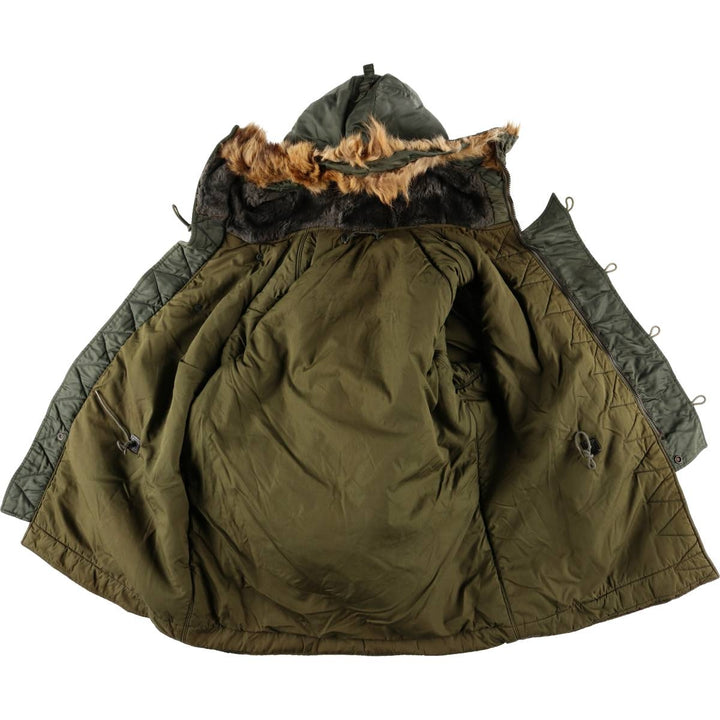 Vintage N-3B military flight jacket, men's size XL unclear Khaki type sage green Vintage Second Hand