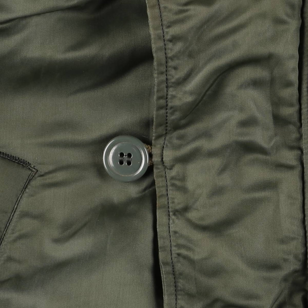 Vintage N-3B military flight jacket, men's size XL unclear Khaki type sage green Vintage Second Hand