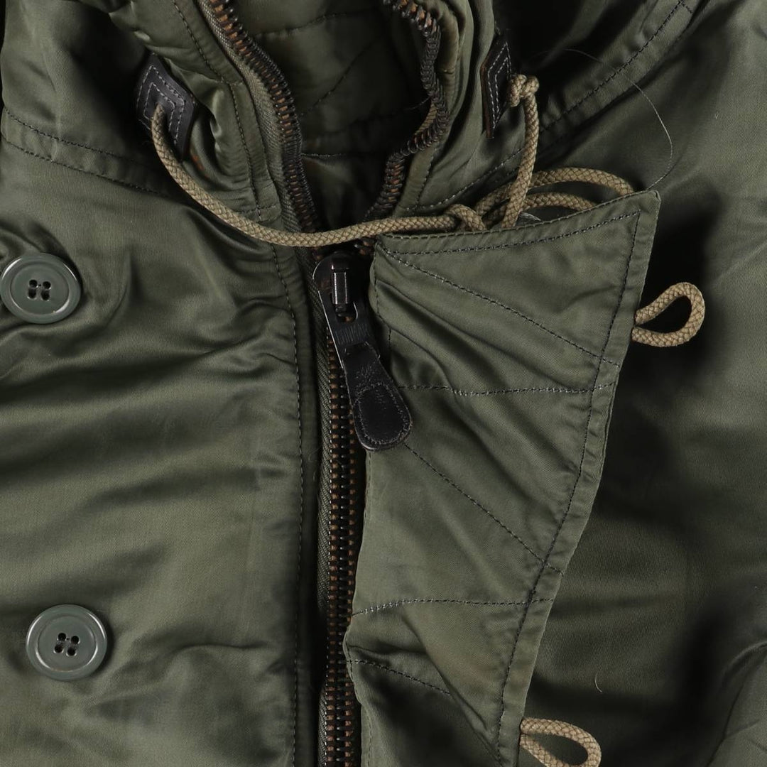 Vintage N-3B military flight jacket, men's size XL unclear Khaki type sage green Vintage Second Hand