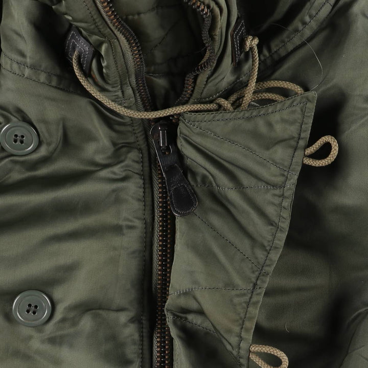 Vintage N-3B military flight jacket, men's size XL unclear Khaki type sage green Vintage Second Hand