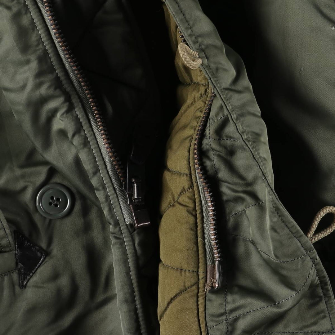 Vintage N-3B military flight jacket, men's size XL unclear Khaki type sage green Vintage Second Hand