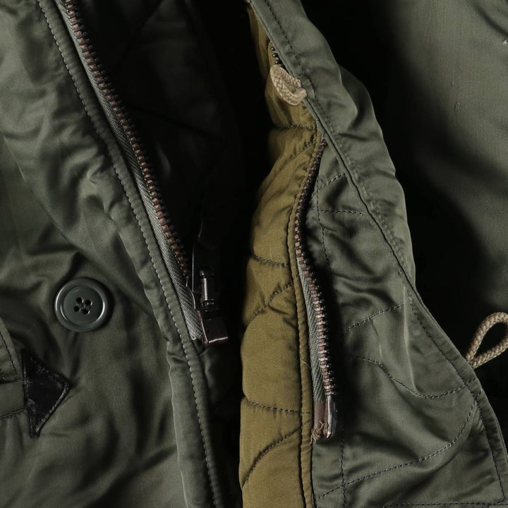 Vintage N-3B military flight jacket, men's size XL unclear Khaki type sage green Vintage Second Hand
