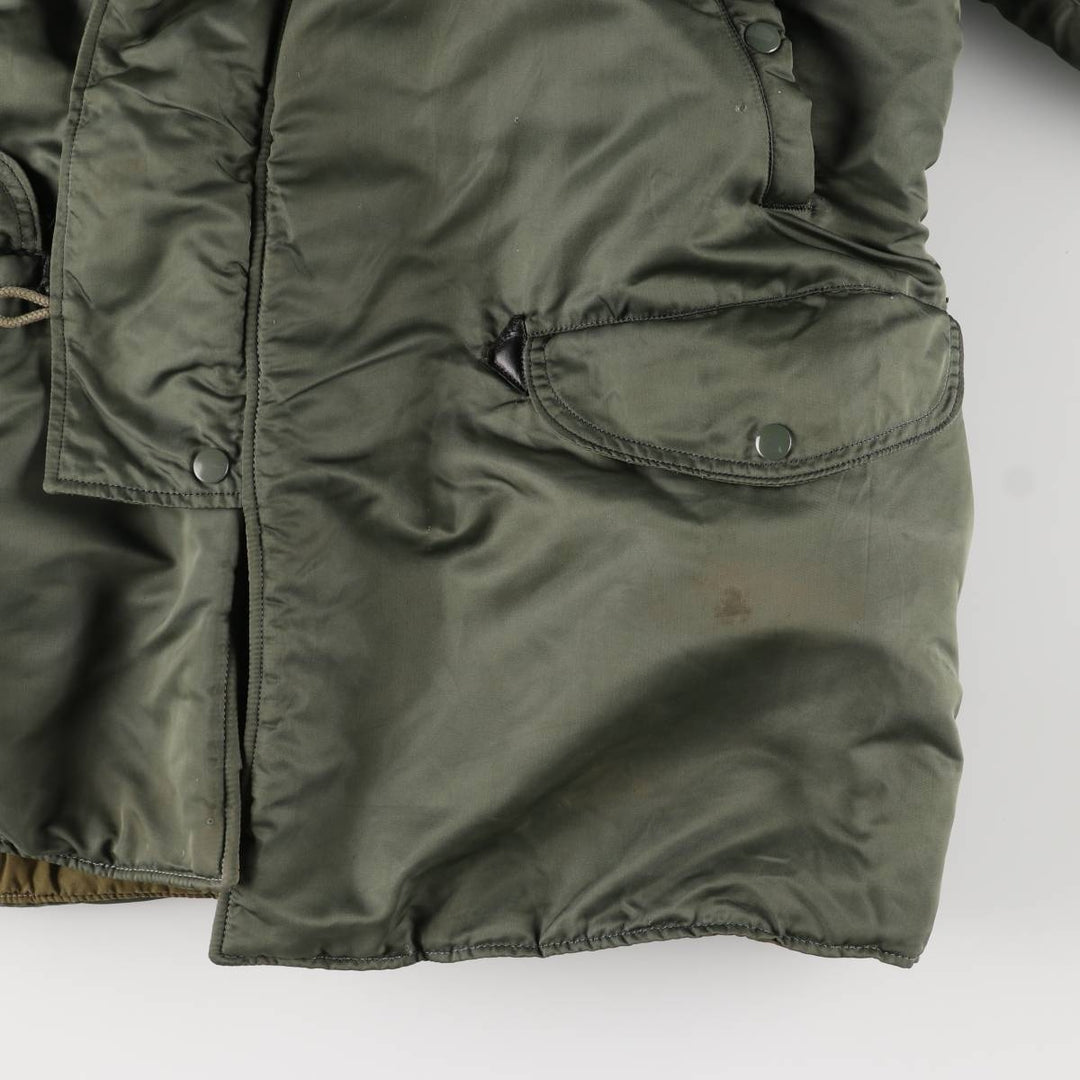 Vintage N-3B military flight jacket, men's size XL unclear Khaki type sage green Vintage Second Hand