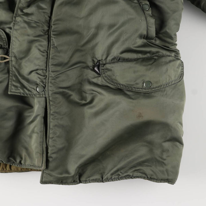Vintage N-3B military flight jacket, men's size XL unclear Khaki type sage green Vintage Second Hand