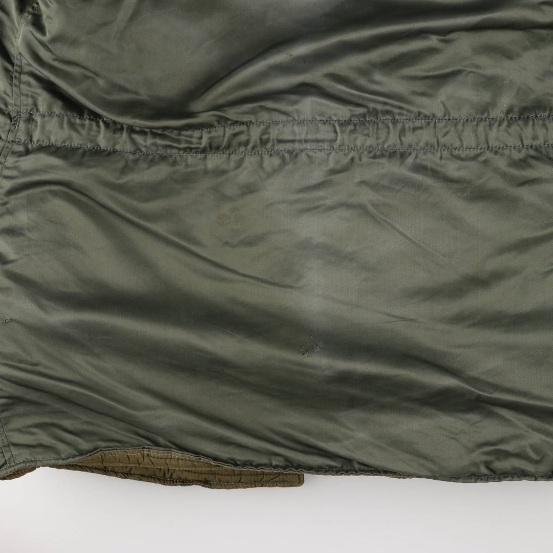 Vintage N-3B military flight jacket, men's size XL unclear Khaki type sage green Vintage Second Hand