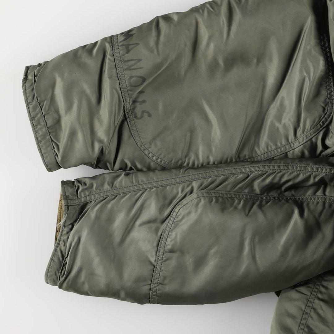 Vintage N-3B military flight jacket, men's size XL unclear Khaki type sage green Vintage Second Hand