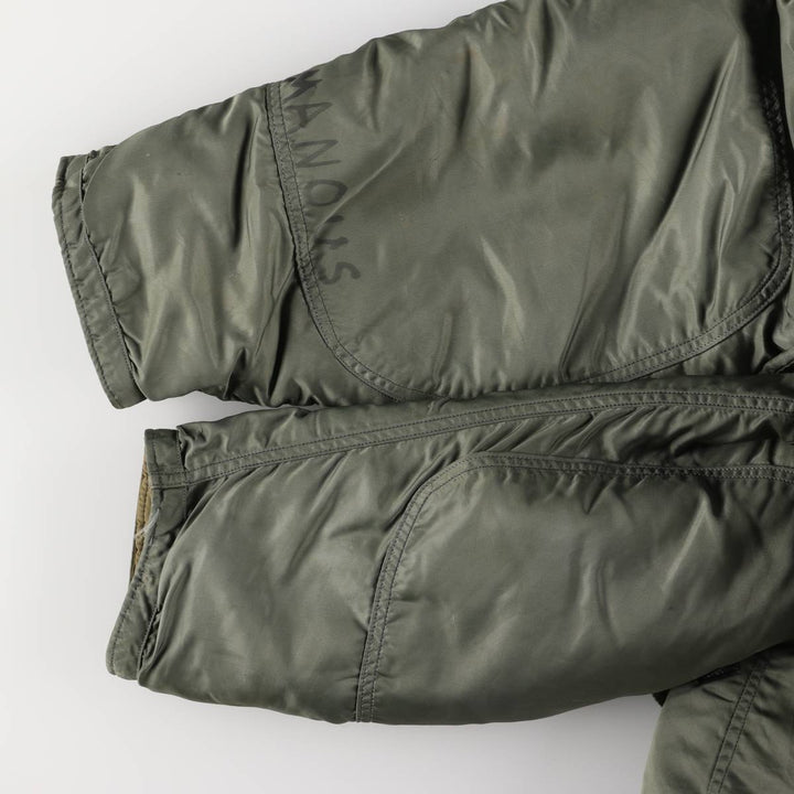 Vintage N-3B military flight jacket, men's size XL unclear Khaki type sage green Vintage Second Hand