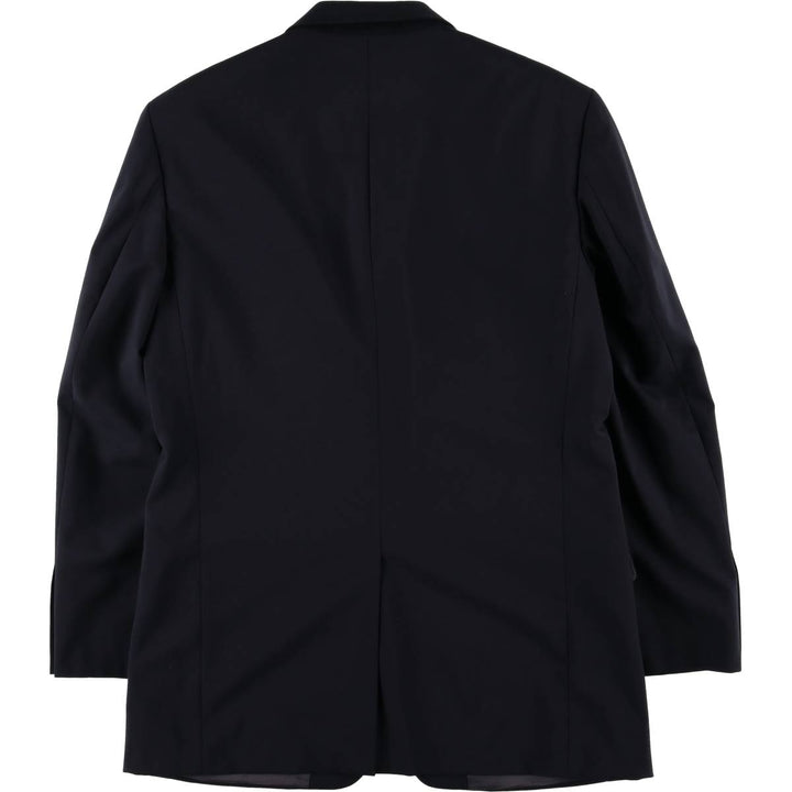 Balmain tailored jacket, men's size M polyester navy blue type Vintage Second Hand