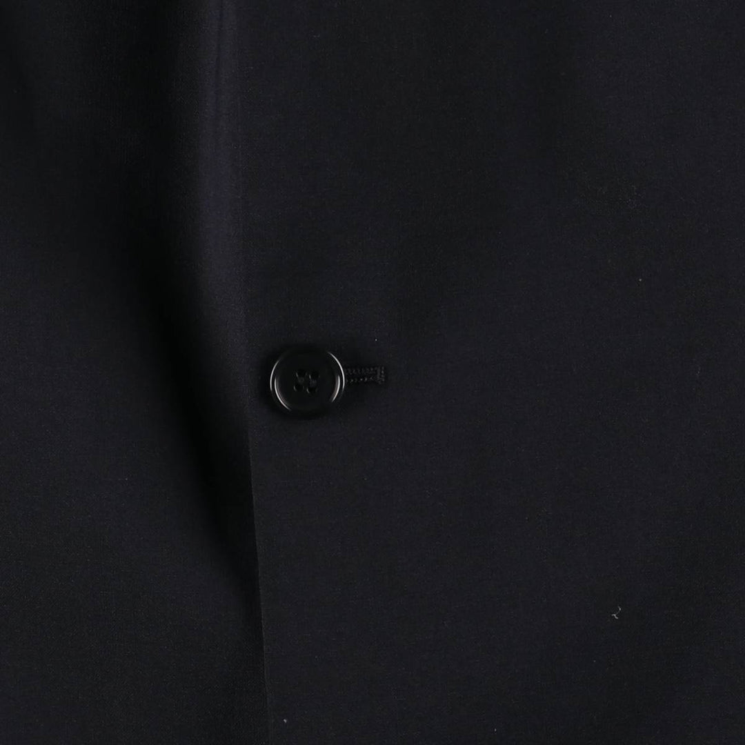 Balmain tailored jacket, men's size M polyester navy blue type Vintage Second Hand