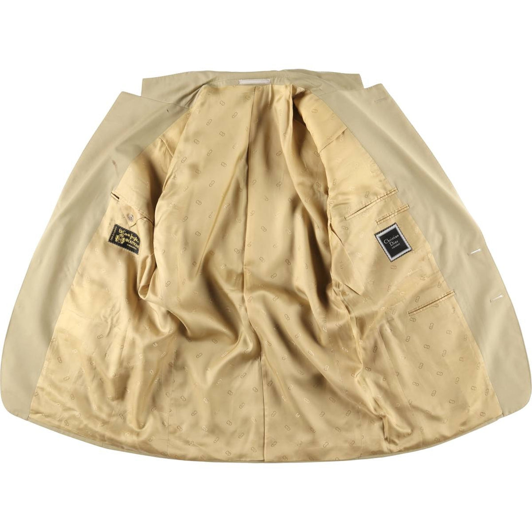 Christian Dior MONSIEUR tailored jacket, men's size L unclear Khaki type beige Vintage Second Hand