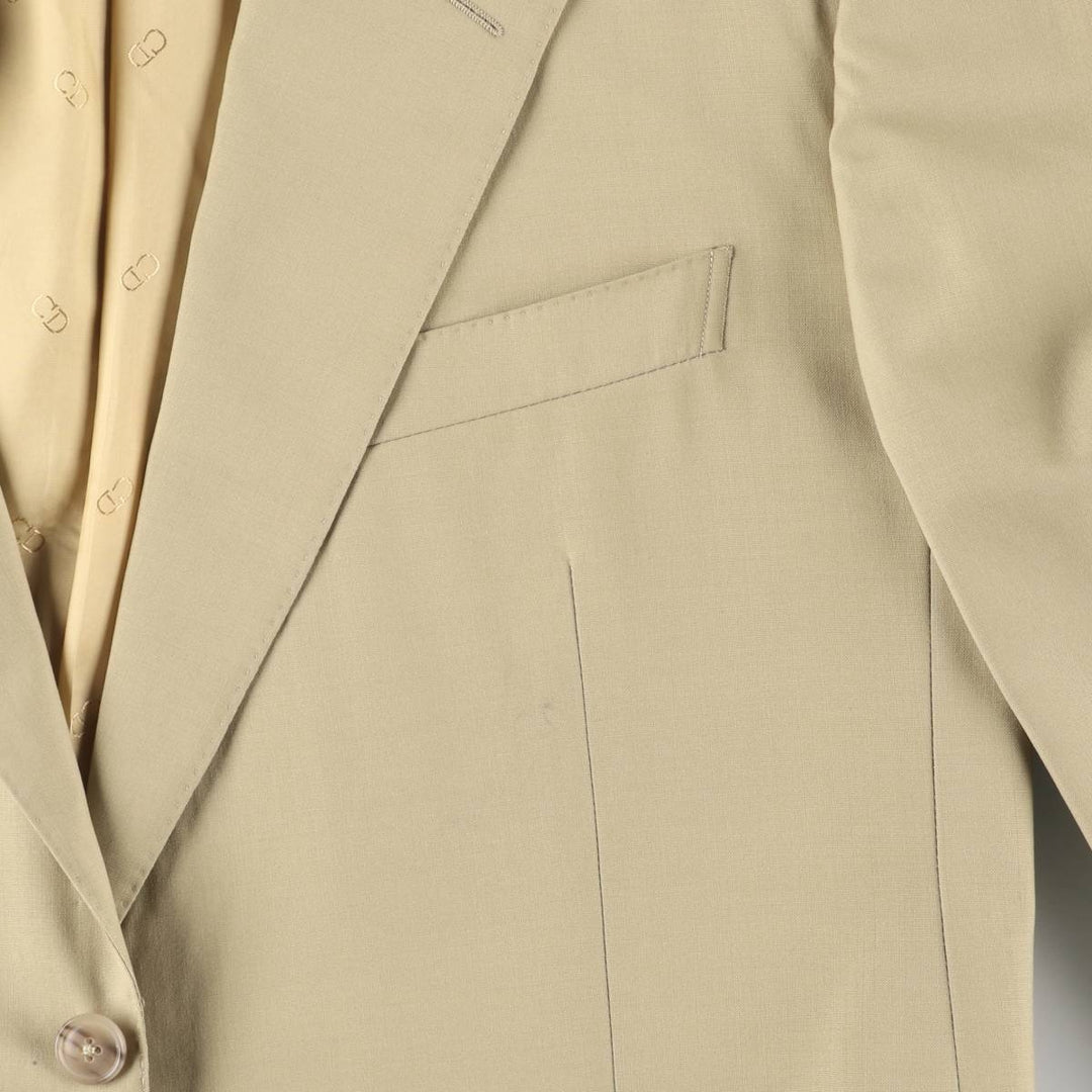 Christian Dior MONSIEUR tailored jacket, men's size L unclear Khaki type beige Vintage Second Hand