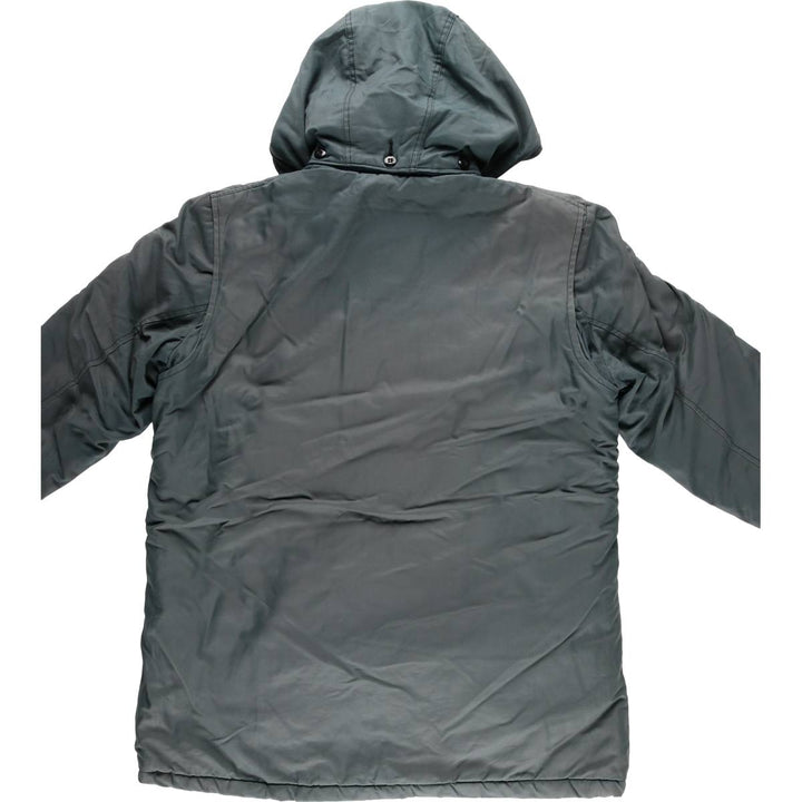 Canadian Military Padded Military Jacket, Large, Tall, Men's Size L cotton green type Vintage Second Hand