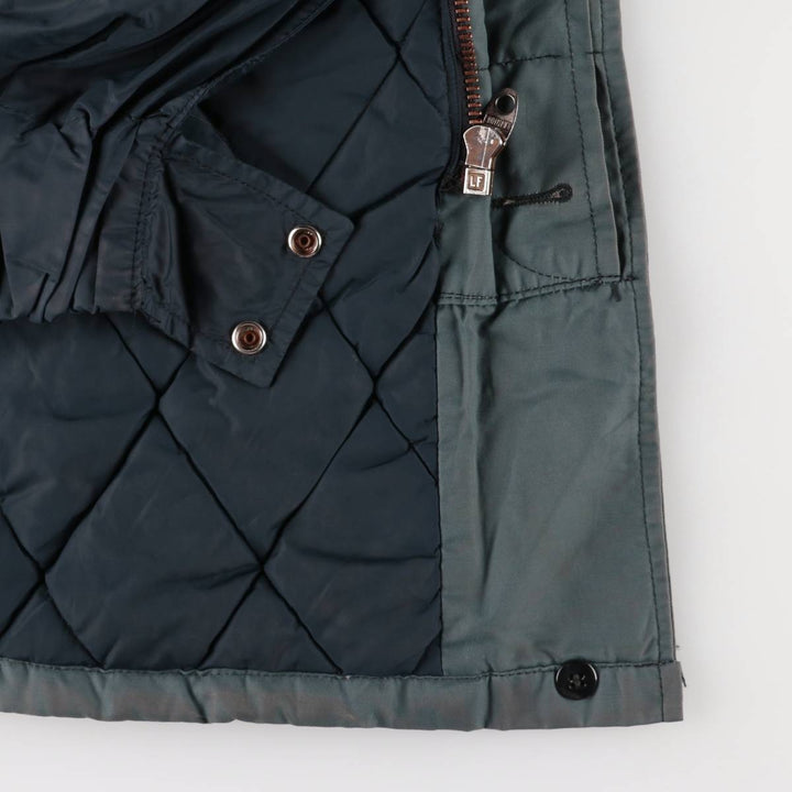Canadian Military Padded Military Jacket, Large, Tall, Men's Size L cotton green type Vintage Second Hand