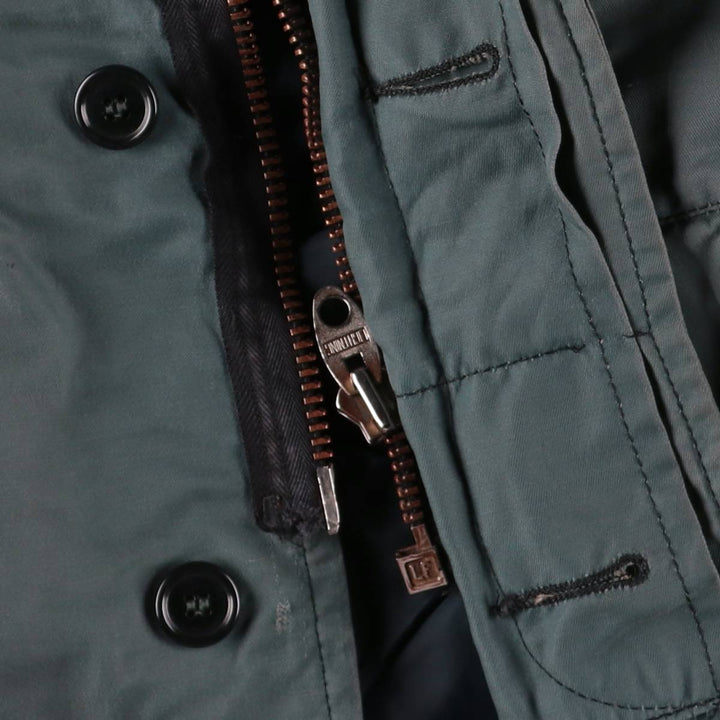 Canadian Military Padded Military Jacket, Large, Tall, Men's Size L cotton green type Vintage Second Hand
