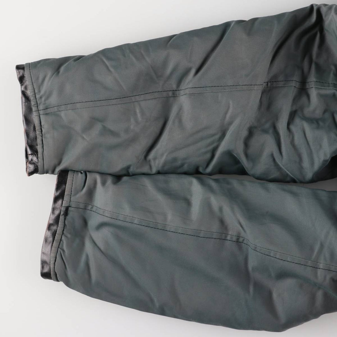 Canadian Military Padded Military Jacket, Large, Tall, Men's Size L cotton green type Vintage Second Hand