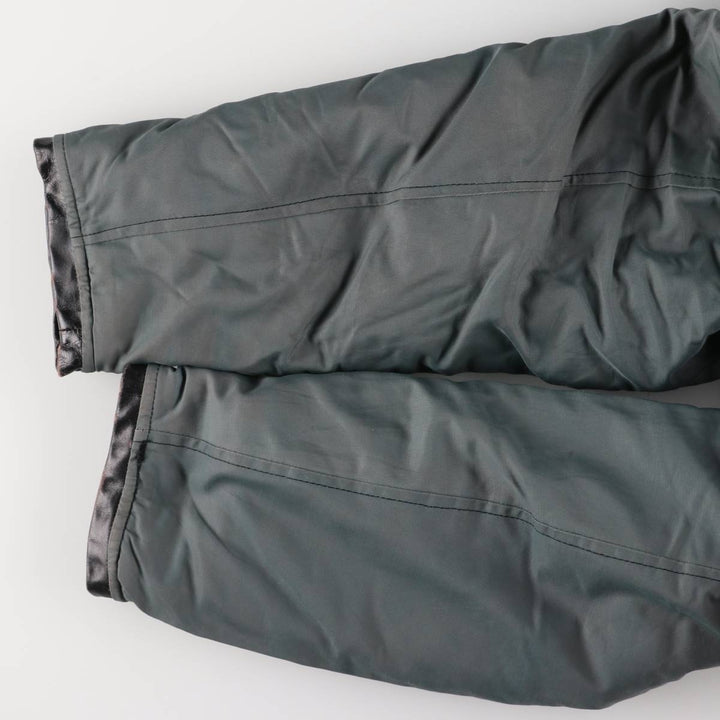 Canadian Military Padded Military Jacket, Large, Tall, Men's Size L cotton green type Vintage Second Hand