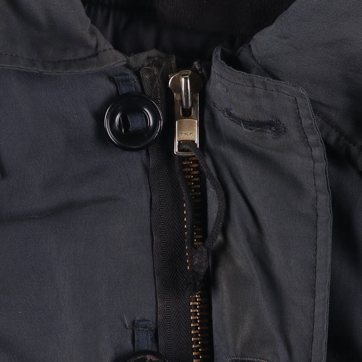 Vintage 1990'S Canadian Army ECW padded military combat jacket, made in Canada, men's size M cotton navy blue type Vintage Second Hand