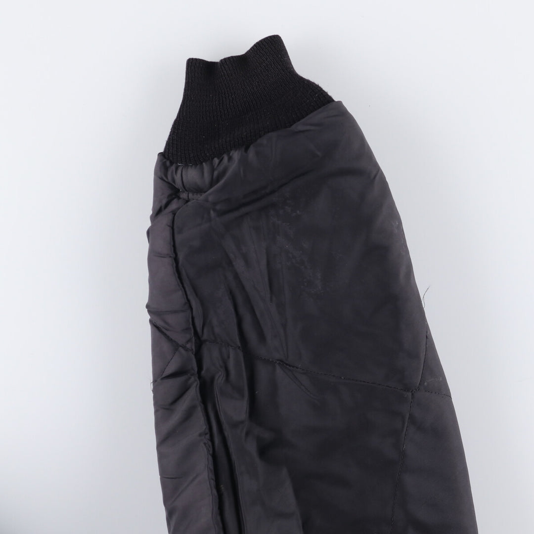 Vintage 1990'S Canadian Army ECW padded military combat jacket, made in Canada, men's size M cotton navy blue type Vintage Second Hand